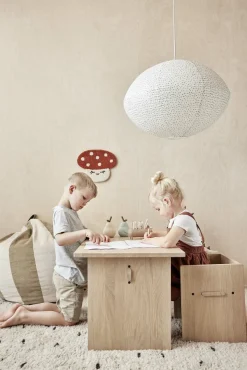 Lamper & Belysning|OYOY Moyo Lampeskærm Large, Off White/Black