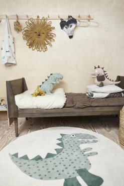 Børn OYOY Gulvtæpper-Theo Dino Gulvtæppe 120, Green