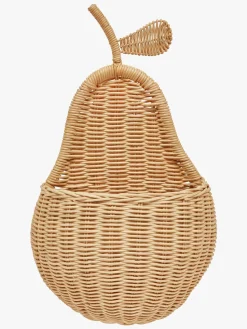 Børnemøbler|OYOY Vægkurv Pear, Nature Beige
