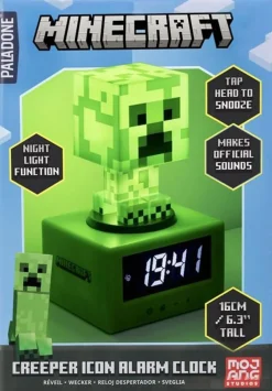 Interiør|Paladone Icon Creeper Vækkeur