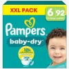 Pampers Pleje & Hygiejne-Baby Dry Bleer Str. 6 13-18 kg XXL 92-pak