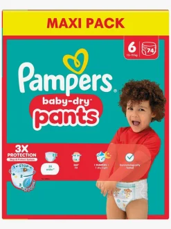 Pampers Pleje & Hygiejne-Baby Dry Pants Bleer Str. 6 13-19 kg Maxi 74-pak