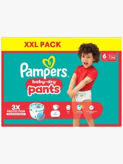 Pleje & Hygiejne|Pampers Baby Dry Pants Bleer Str. 6 13-19 kg XXL 84-pak