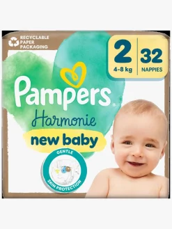 Pleje & Hygiejne|Pampers Harmonie New Baby Bleer Str. 2 4-8kg 32-pak