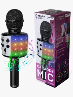 Musikinstrumenter|PartyFunLights Karaokemikrofon Bluetooth, Sort