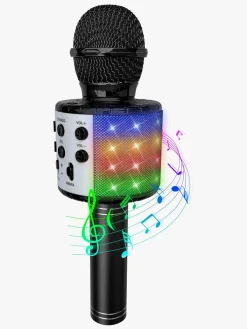 Musikinstrumenter|PartyFunLights Karaokemikrofon Bluetooth, Sort