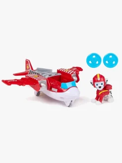 PawPatrol Legetøjsfigurer-Paw Patrol Air Rescue Themed Transportmiddel Marshall