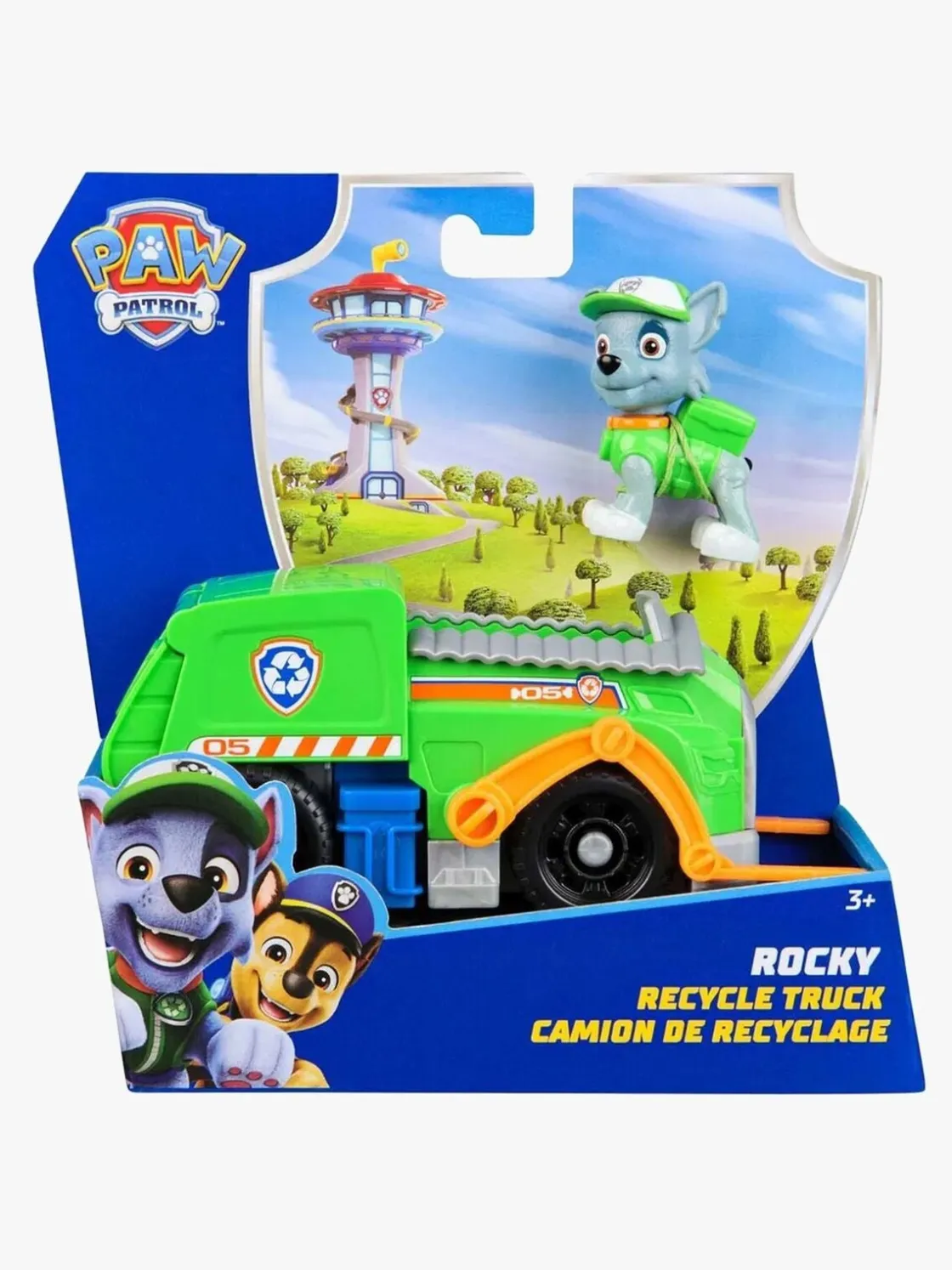 Legetøjsfigurer|PawPatrol Paw Patrol Basic Transportmiddel Rocky 2.0
