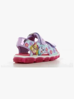 Børn PawPatrol Sandaler & Klipklapper-Paw Patrol Blinkende Sandaler, Lilac/Fuchsia