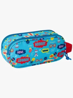 PawPatrol Kreativt Legetøj-Paw Patrol 3D Dobbelt Penalhus, Lyseblå