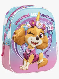 Tasker|PawPatrol Paw Patrol 3D Rygsæk, Lyserød/Lyseblå