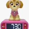 Børn PawPatrol Interiør-Paw Patrol Digitalt Vækkeur med Natlampe