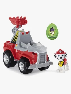 Legetøjsfigurer|PawPatrol Paw Patrol Dino Rescue Køretøj  m. Figur Marshall Rød/Grå