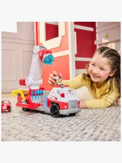 PawPatrol Legetøjsbiler & -Fartøjer-Paw Patrol Fire Rescue Deluxe Brandbil