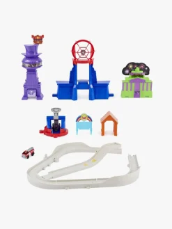 PawPatrol Legetøjsbiler & -Fartøjer|Legetøjsfigurer-Paw Patrol Movie True Metal City Rescue Playset