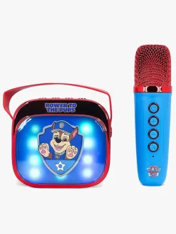 Elektronik & Media|OTLTechnologies Paw Patrol Popsing Karaokesæt med LED-lys Blå/Rød