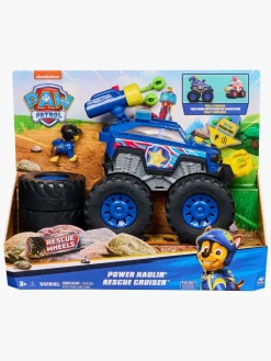 Legetøjsfigurer|PawPatrol Paw Patrol Rescue Wheels Power Haulin' Cruiser Transportmiddel Chase