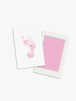 Dåbsgaver|Pearhead Clean-Touch Fod- og Håndaftryk, Lyserød