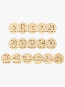 Interiør|Pearhead Pregnancy Billedkort, Træ