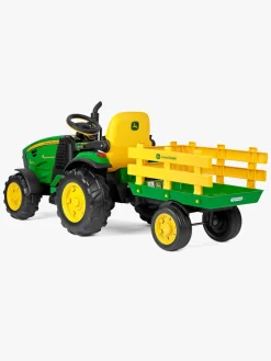 Elbiler & -Køretøjer|PegPerego Peg Perego John Deere Heavy Duty Fjernstyret Terrænkøretøj med Anhænger