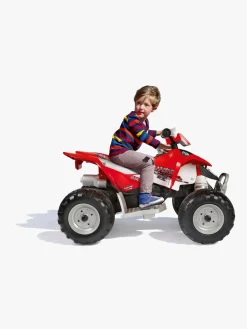 Elbiler & -Køretøjer|PegPerego PegPérego Polaris Outlaw Firehjulet ATV 330W, Rød/Hvid