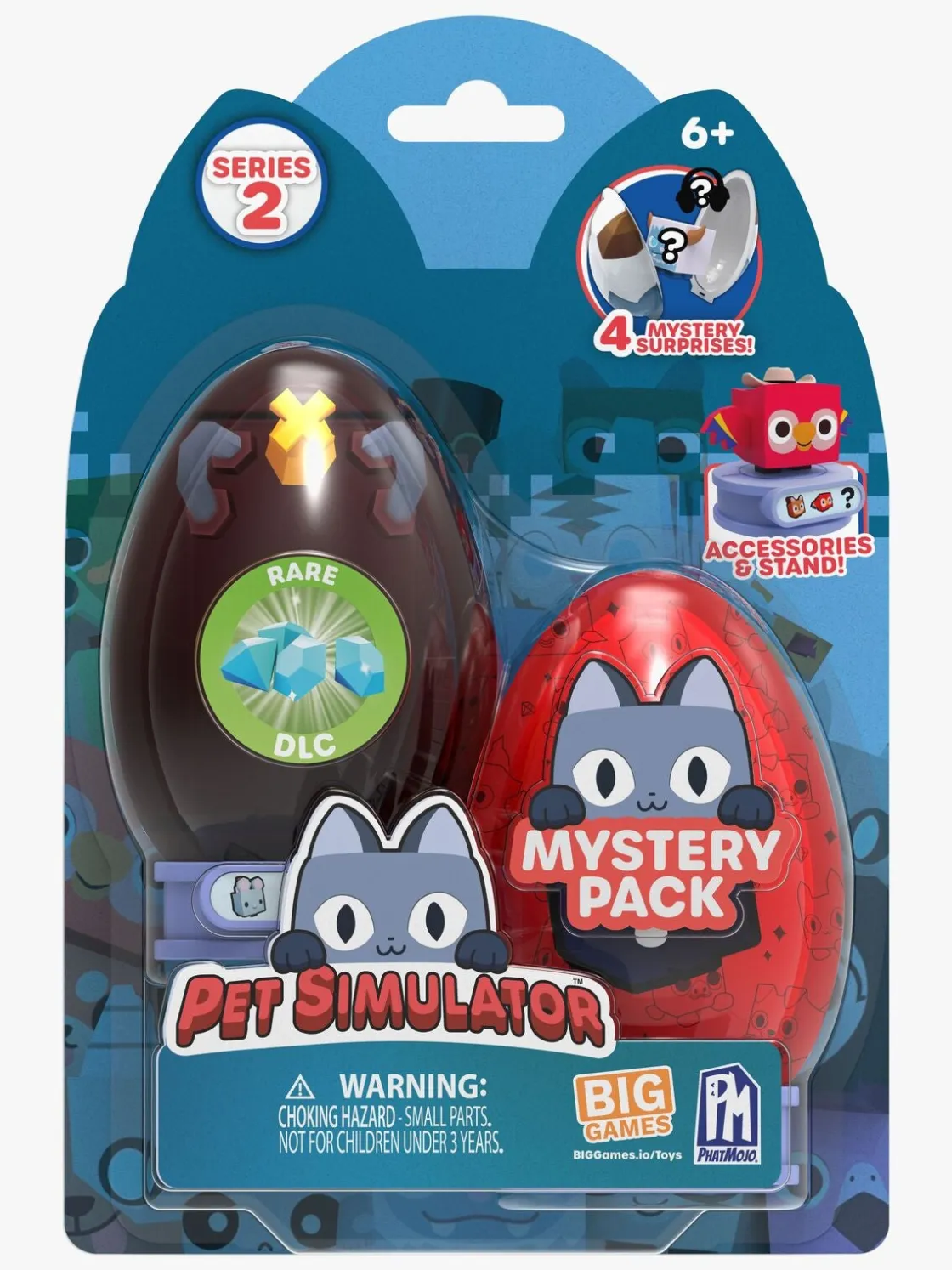 Legetøjsfigurer|Pet Simulator Core Mystery Pack Figursæt Series 2 2-pak