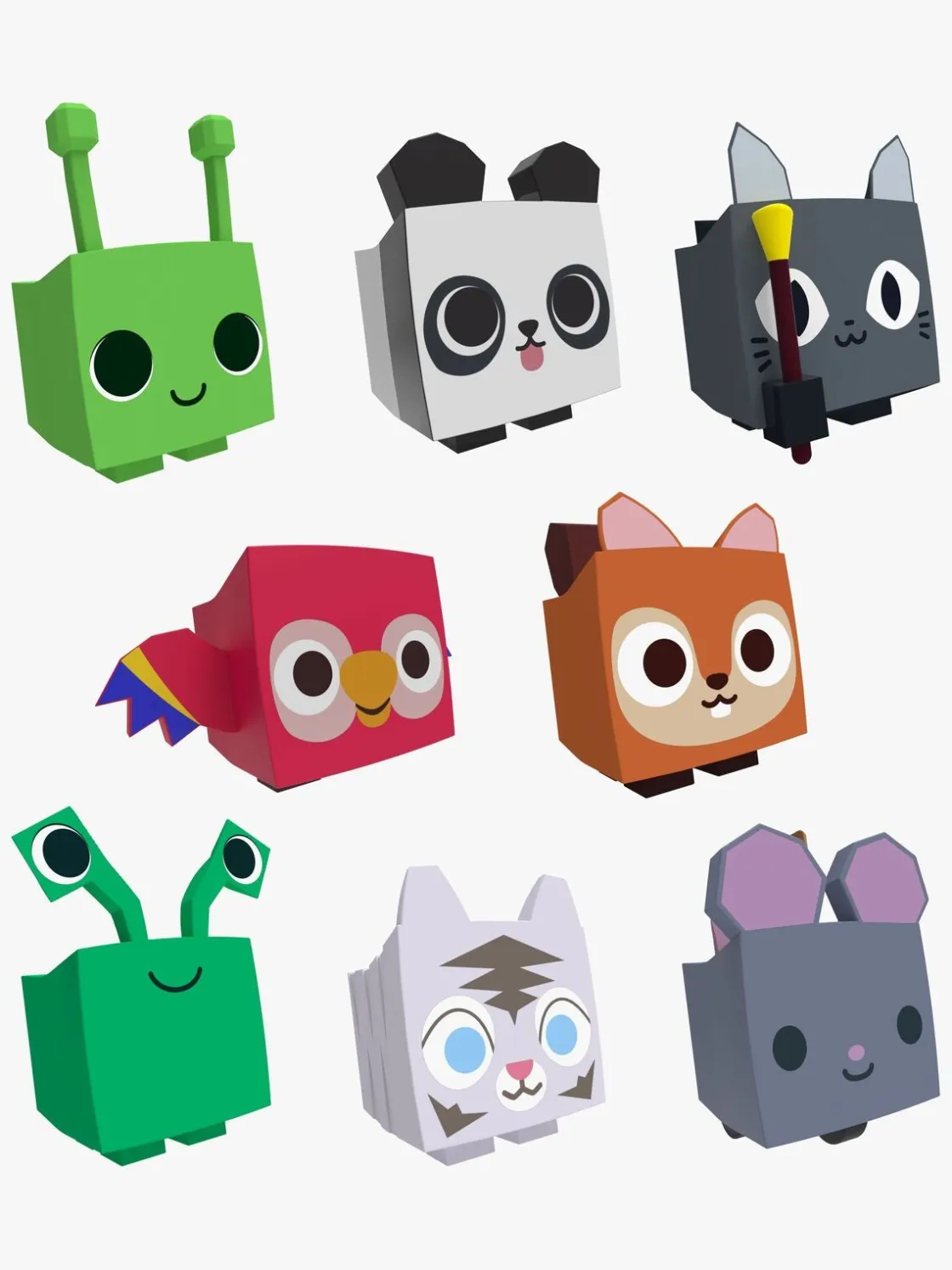 Legetøjsfigurer|Pet Simulator Core Mystery Pack Figursæt Series 2 2-pak