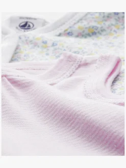 Heldragter|PetitBateau Petit Bateau Jumpsuits, Grå/Lyserød