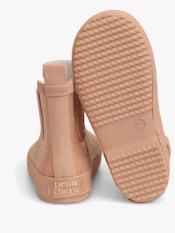 Gummistøvler|PetiteCherieAtelier Petite Chérie Atelier Alicia Gummistøvler, Glitter Mellow Pink Lyserød