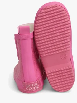 Gummistøvler|PetiteCherieAtelier Petite Chérie Atelier Alicia Gummistøvler, Glitter Ibis Rose Lyserød