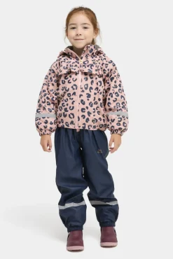 Regntøj|PetiteCherieAtelier Petite Chérie Atelier Aline Foret Regnsæt, Leo Mellow Rose Lyserød/Sort