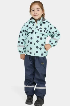 Regntøj|PetiteCherieAtelier Petite Chérie Atelier Aline Foret Regnsæt, Dots Icy Morn Blå