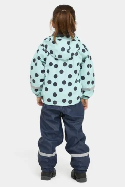 Regntøj|PetiteCherieAtelier Petite Chérie Atelier Aline Foret Regnsæt, Dots Icy Morn Blå