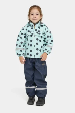 Regntøj|PetiteCherieAtelier Petite Chérie Atelier Aline Foret Regnsæt, Dots Icy Morn Blå