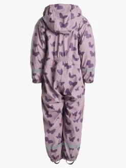 Regntøj|PetiteCherieAtelier Petite Chérie Atelier Ally Foret Regndragt, Butterfly Dawn Pink Lilla