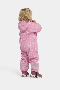 Regntøj|PetiteCherieAtelier Petite Chérie Atelier Ally Foret Regndragt, Flowers Satchet Pink Grøn/Lyserød/Hvid