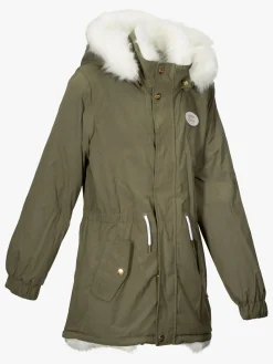 Vintertøj|PetiteCherieAtelier Petite Chérie Atelier Amabelle Parkajakke, Off White Grøn