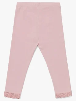 Børn PetiteCherieAtelier Underdele-Petite Chérie Atelier Amandine Leggings 2-Pak, Pink/White