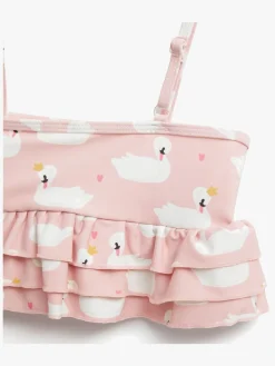 Uv & Strand|PetiteCherieAtelier Petite Chérie Atelier Amelie UV-Bikini, Swan Lyserød/Hvid