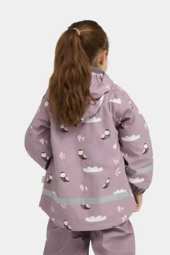 Regntøj|PetiteCherieAtelier Petite Chérie Atelier Amira Foret Regnsæt, Elderberry Lilla/Brun/Hvid