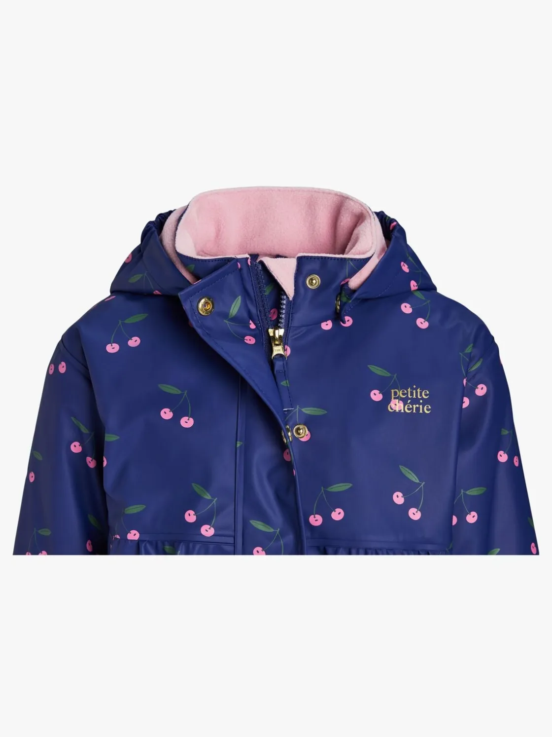 Regntøj|PetiteCherieAtelier Petite Chérie Atelier Amira Foret Regnsæt, Cherry Blue Blå/Lyserød