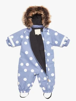 Flyverdragter|PetiteCherieAtelier Petite Chérie Atelier Amour Babyflyverdragt, Dots Country Blue Blå/Hvid