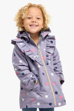 Overtøj|PetiteCherieAtelier Petite Chérie Atelier Astrid Skaljakke, Dots Lavender Gray Lilla/Lyserød/Blå