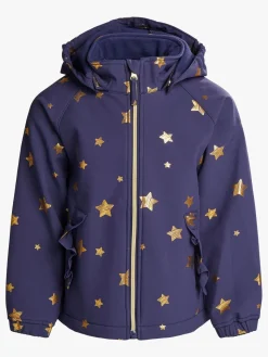 Overtøj|PetiteCherieAtelier Petite Chérie Atelier Belissa Softshelljakke, Eclipse Blå/Gul