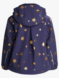 Overtøj|PetiteCherieAtelier Petite Chérie Atelier Belissa Softshelljakke, Eclipse Blå/Gul