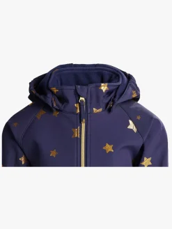 Overtøj|PetiteCherieAtelier Petite Chérie Atelier Belissa Softshelljakke, Eclipse Blå/Gul