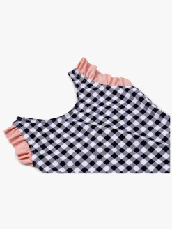 Uv & Strand|PetiteCherieAtelier Petite Chérie Atelier Bonnie Badedragt, Phantom Blå/Hvid