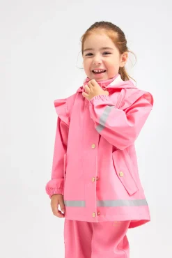 Regntøj|PetiteCherieAtelier Petite Chérie Atelier Claire Regnsæt, Flowering Ginger Lyserød