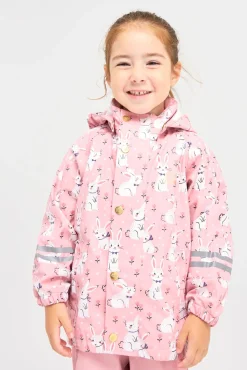 Regntøj|PetiteCherieAtelier Petite Chérie Atelier Cleo Regnsæt, Bunny Meadow/Bridal Rose Lyserød/Hvid