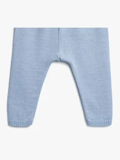 Underdele|Uldtøj|PetiteCherieAtelier Petite Chérie Atelier Evy Babybukser, Light Blue/Dusty Blue